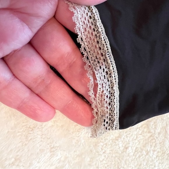 Victoria’s Secret - S/P - Black and Tan trim bodysuit - Picture 13 of 16